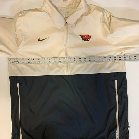 Nike Men's Oregon Beavers On Field NCAA 1/2 Zip Coaches Jacket Size L - Picture 10 of 12